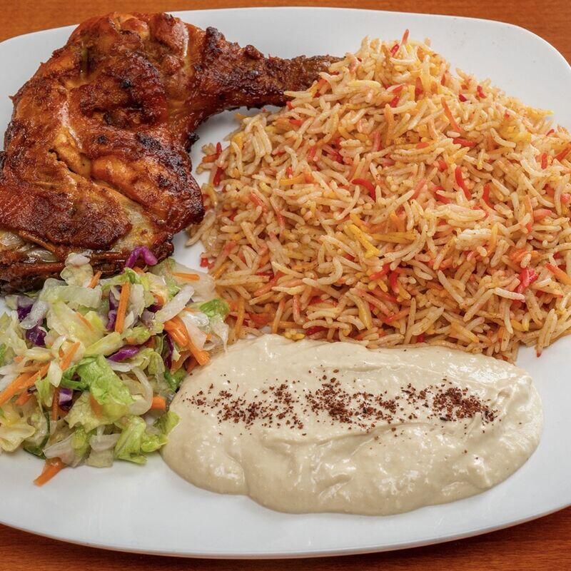Tikka Farooj quarter leg over rice 